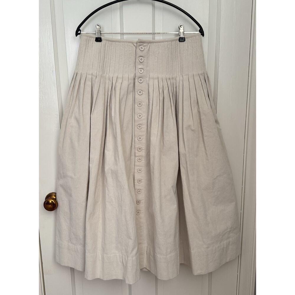 SOLD NWT Egg Trading Nina Skirt In Owl Corduroy - S